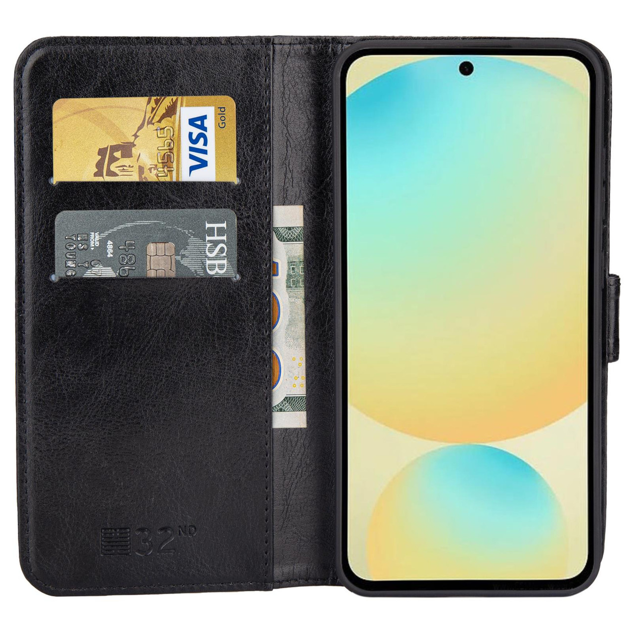 Samsung Galaxy S24 FE 'Book Series' PU Leather Wallet Case Cover